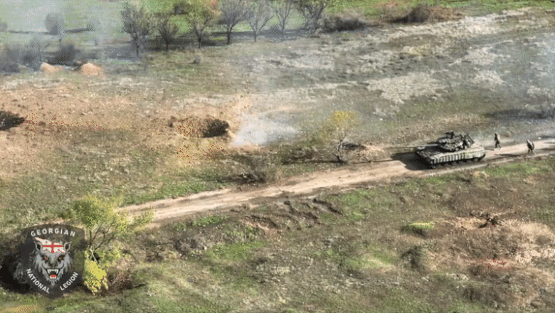 Mercenari Wagner ucisi de voluntari georgieni in Ucraina. Imagini dramatice din momentul asaltului asupra unei transee aparate de rusi Imagine