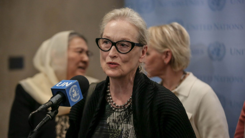 Meryl Streep, apel emotionant pentru femeile afgane, la ONU: O pisica are mai multa libertate la Kabul Imagine