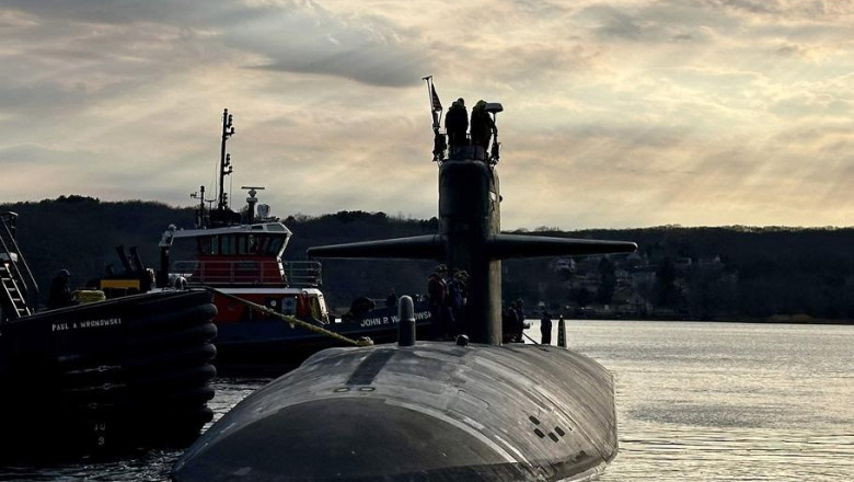 Mesaj pentru adversarii Americii. Un submarin nuclear de atac al SUA a efectuat o oprire fara precedent Imagine