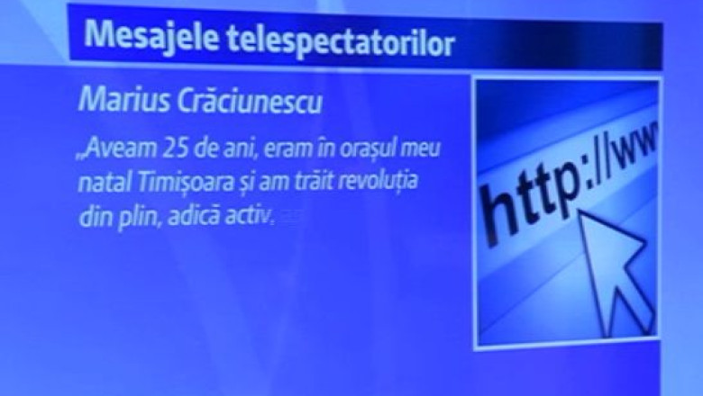 Mesaje de la telespectatori. Povestile romanilor din zilele Revolutiei, la Digi24 Imagine