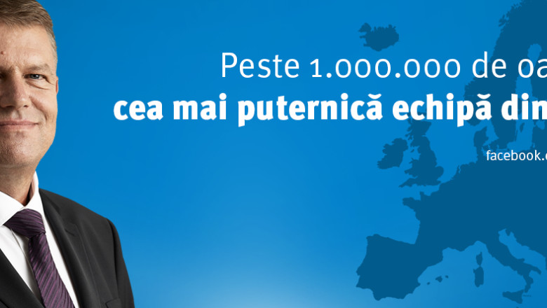 Mesajul lui Klaus Iohannis pentru cei peste un milion de fani de pe Facebook Imagine