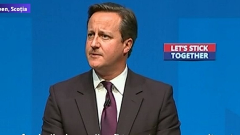 Mesajul premierului britanic pentru scotieni: Suntem o familie, va rog nu destramati aceasta familie Imagine