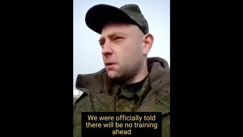 Mesajul unui militar rus proaspat mobilizat: „Ni s-a spus oficial ca nu va fi niciun antrenament inainte sa ne trimita pe front” Imagine