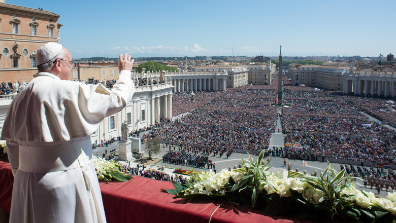 Mesajul „Urbi et orbi”. Papa Francisc a cerut pace in Ucraina, Siria, Africa si Venezuela Imagine