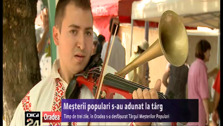 Mestesugarii stransi la Targul mesterilor populari de la Oradea se plang ca nu are cine sa le continue traditiile Imagine
