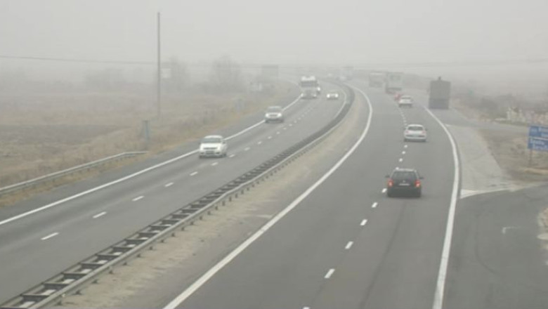 METEO. Cod galben de ceata in cinci judete Imagine