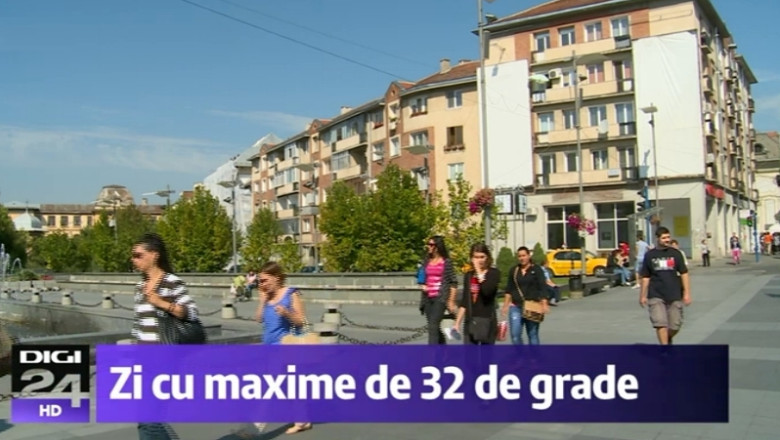 METEO Maxime de 29 de grade duminica. Ploile se intorc de luni, temperaturile scad din nou Imagine