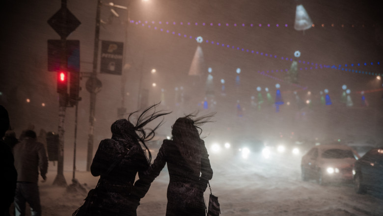 METEO. Ninsori si intensificari ale vantului in Moldova, Dobrogea si Muntenia Imagine