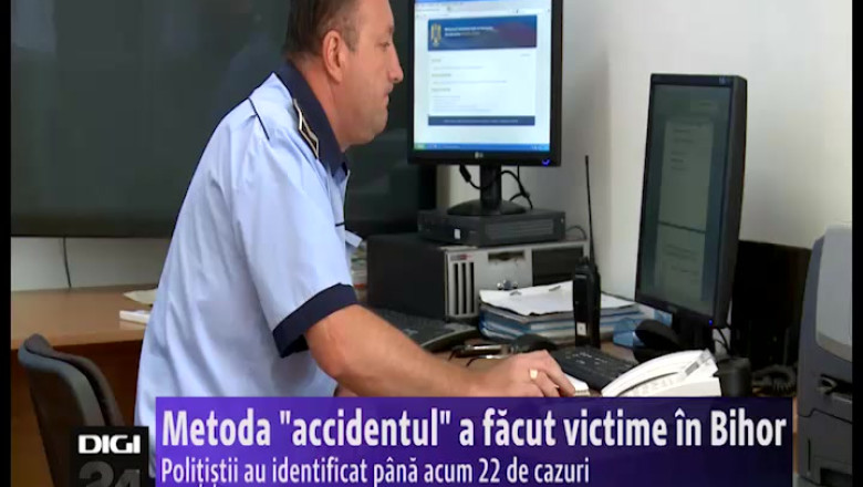 Metoda "accidentul" a facut victime in Bihor. Politistii au identificat pana acum 22 de cazuri Imagine