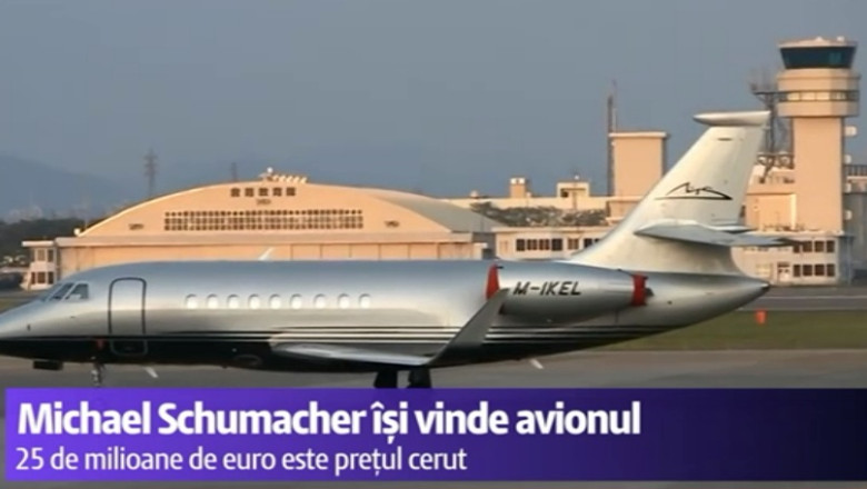 Michael Schumacher isi vinde avionul Imagine