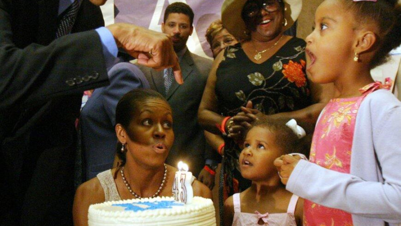 Michelle Obama si-a felicitat sotul pe Twitter, la implinirea a 52 de ani Imagine