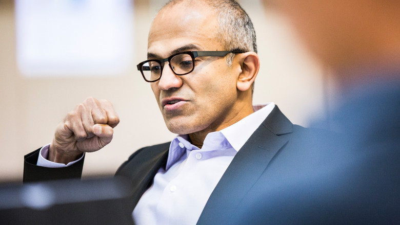 Microsoft l-a ales pe Satya Nadella pentru a fi noul CEO Imagine