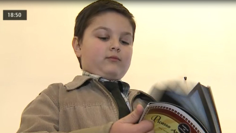 „Micul Picasso” din Iasi expune la Washington Imagine