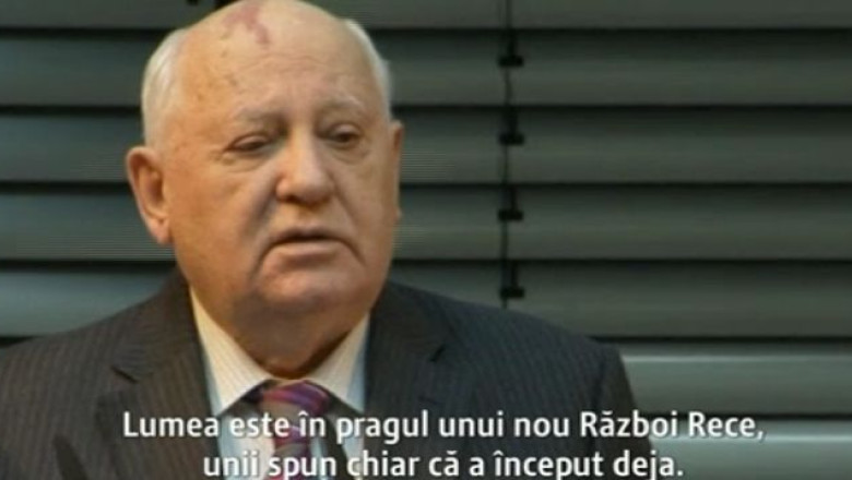Mihail Gorbaciov: Lumea se afla in pragul unui nou Razboi Rece Imagine