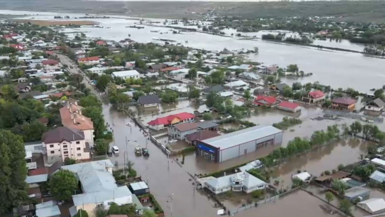 Mii de animale au murit in urma inundatiilor. ANSVSA anunta ca medicii veterinari desfasoara actiuni de dezinfectie in zonele afectate Imagine