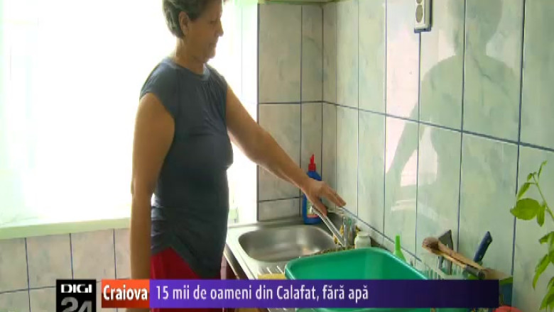 Mii de oameni din Calafat au ramas fara apa Imagine