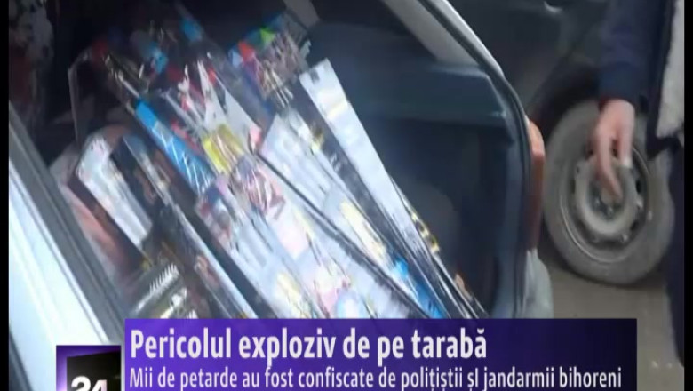 Mii de petarde au fost confiscate de politistii si jandarmii bihoreni in luna decembrie Imagine