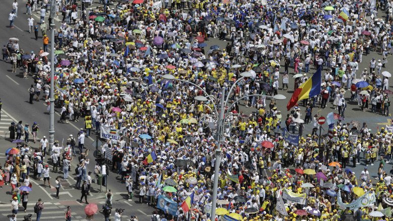 Mii de profesori au protestat in Capitala. „Am venit aici pentru Romania Educata pe care ne-a promis-o distinsul prim-dascal” Imagine