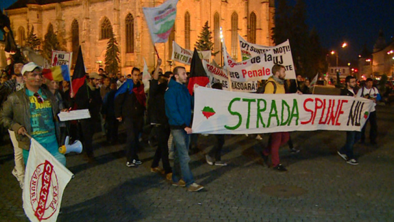 Mii de protestatari, doar cinci amenzi Imagine
