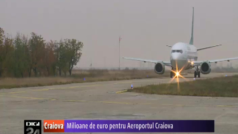 Milioane de euro pentru Aeroportul Craiova. Pista va fi modernizata integral, iar calea de rulare va fi extinsa Imagine