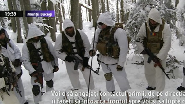 Militarii romani, antrenamente ca-n filmele de la Hollywood Imagine