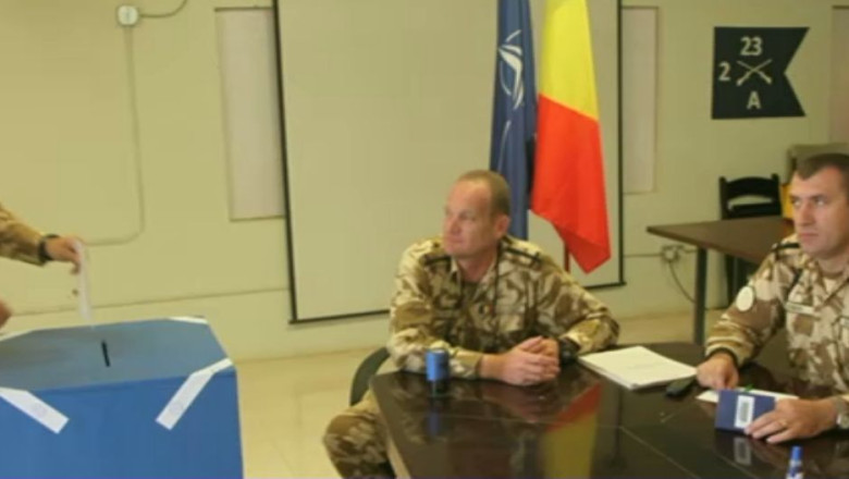 Militarii romani din Afganistan si-au ales europarlamentarii Imagine