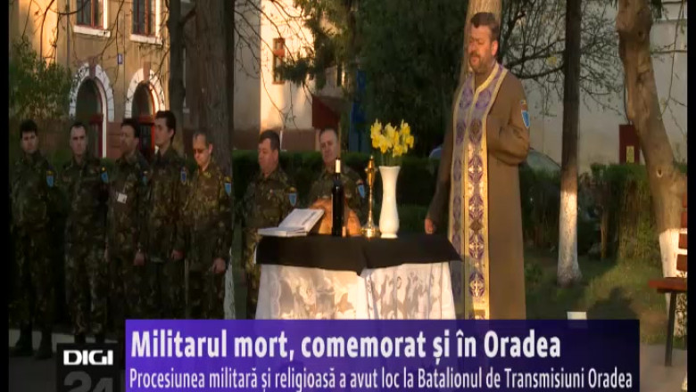 Militarul mort in Afganistan, comemorat si la Batalionul de Transmisiuni Oradea Imagine