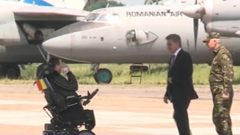 Militarul roman ranit in Afganistan s-a intors acasa Imagine