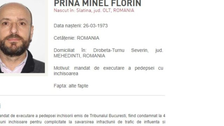Minel Prina, fost primar al Slatinei condamnat in dosarul lui Darius Valcov, va fi adus in tara saptamana viitoare (surse) Imagine