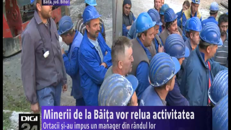Minerii de la Baita au renuntat la protest Imagine