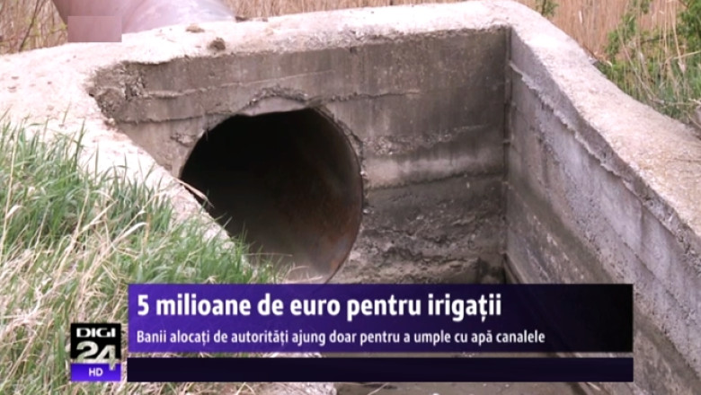 Ministerul Agriculturii aloca cinci milioane de euro pentru irigatii. Infrastructura, in stare critica Imagine