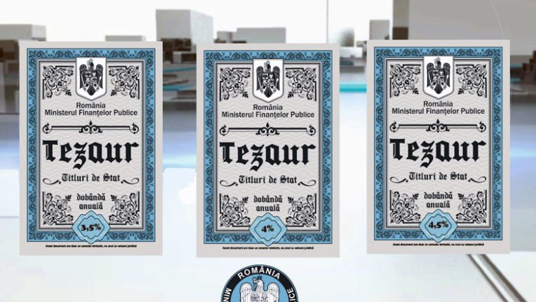 Ministerul de Finante pune in vanzare titluri de stat Tezaur incepand de azi. Ce dobanzi ofera statul Imagine