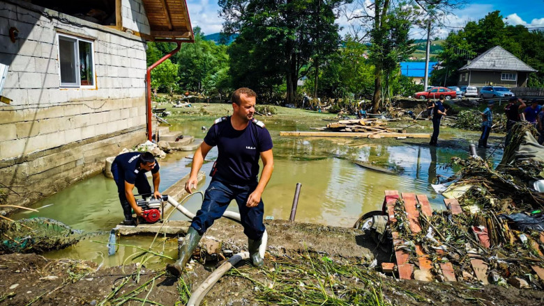 Ministerul Mediului, dupa avertizarile de ploi si inundatii: Autoritatile din zonele vizate sa fie pregatite sa protejeze oamenii Imagine