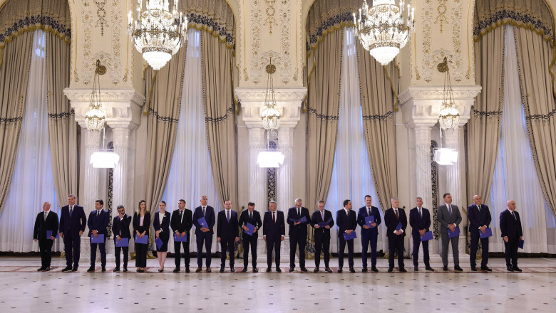 Ministrii Guvernului Bolojan au depus juramantul la Palatul Cotroceni. Mesajul lui Nicusor Dan Imagine