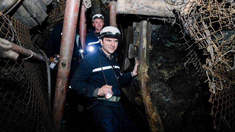 Ministrul Energiei a coborat in Mina Livezeni: „Printre cele mai pretioase ore din intregul mandat, nu le voi uita niciodata” Imagine