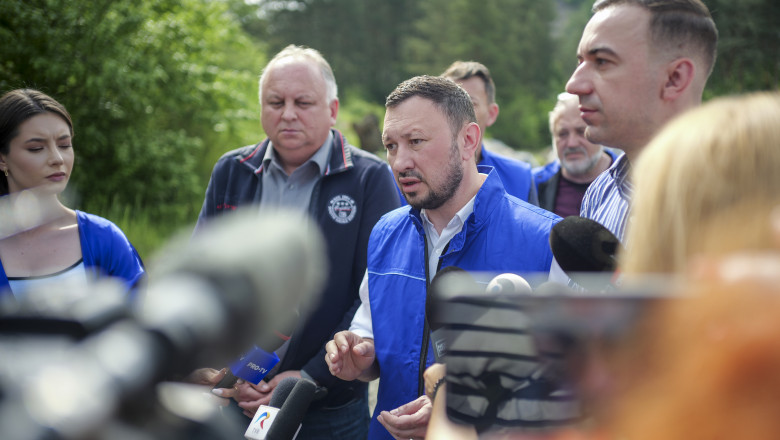 Ministrul Mediului, aflat la Praid: „Nimic nu poate garanta ca nu vom avea din nou ploi abundente, viituri”. Avertismentul lui Fechet Imagine
