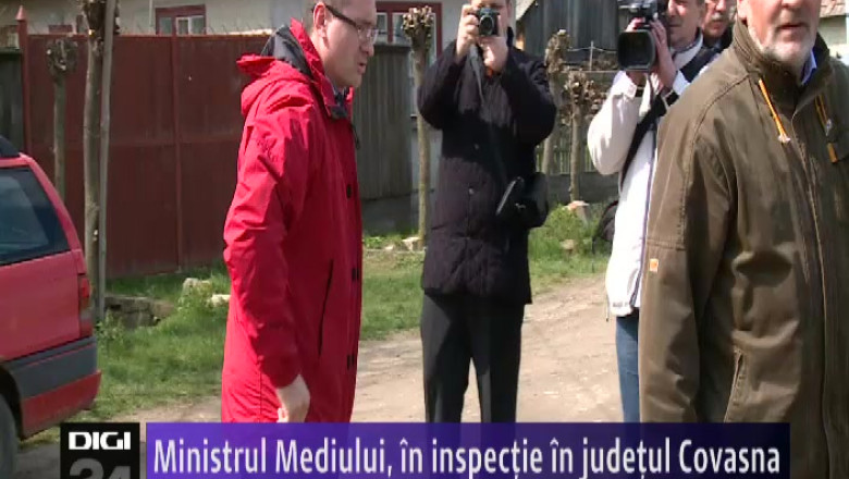 Ministrul Mediului, in inspectie in judetul Covasna Imagine