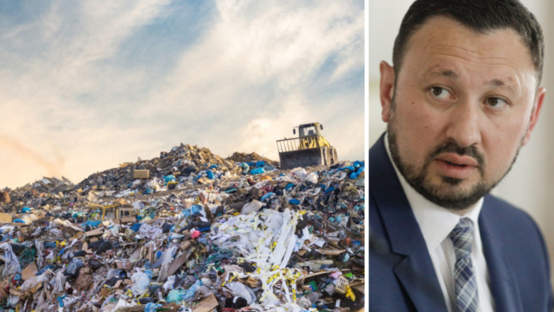 Ministrul Mediului: In Romania putem spune ca dobandim noi forme de relief, adica gropile de gunoi care devin din ce in ce mai mari Imagine