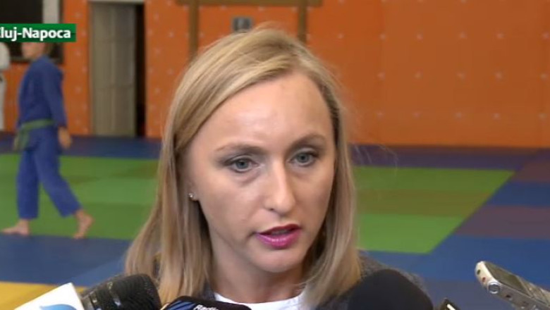 Ministrul Sportului, in vizita la Cluj. Gabriela Szabo s-a intalnit cu antrenorul lotului olimpic de judo, Florin Bercean Imagine
