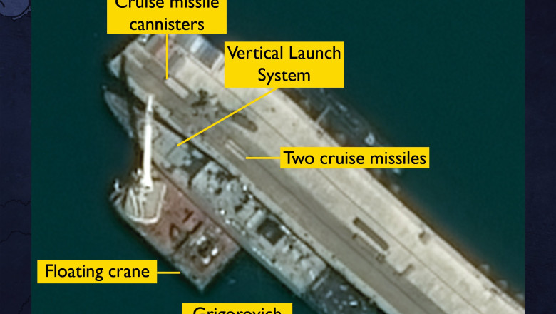 Miscarea strategica a lui Putin in Marea Neagra. Fotografii din satelit arata unde si-au mutat rusii navele si submarinele Imagine