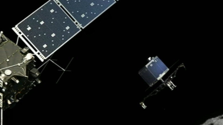Misiune spatiala fara precedent. Agentia Spatiala Europeana a plasat un robot pe o cometa Imagine