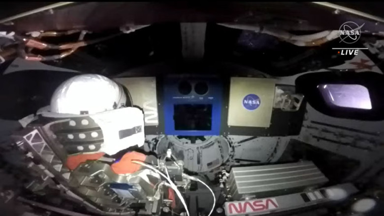 Misiunea Artemis. Cum se vede Pamantul de la 100.000 de km departare. NASA a publicat primele imagini in drumul spre Luna Imagine
