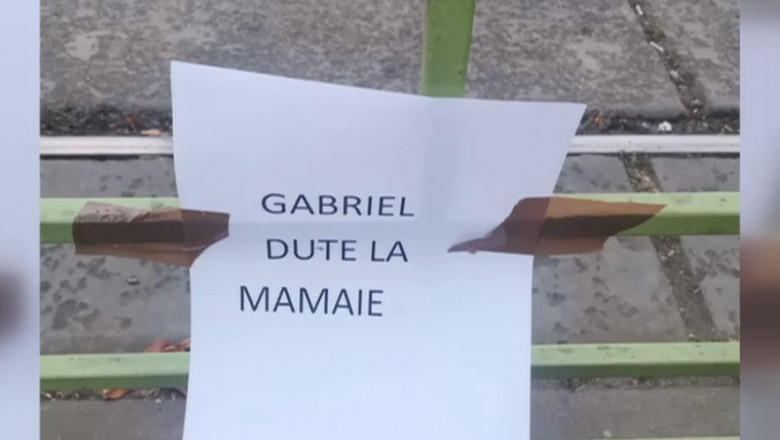 Mister in Bucuresti: Afise cu „Gabriel, du-te la mamaie” au impanzit orasul. Nimeni nu stie cine e Gabriel Imagine