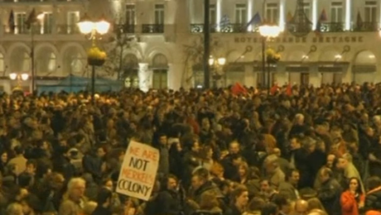 Miting de amploare anti-austeritate la Atena Imagine