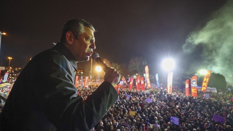 Miting urias sambata, la Istanbul, in sprijinul primarului Ekrem Imamoglu, aflat in inchisoare Imagine