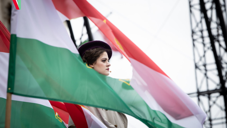 Mitinguri rivale, la comemorarea Revolutiei din 1956. La Budapesta s-a scandat „Rusii, acasa!”, „Tavarisci, koniet!” Imagine