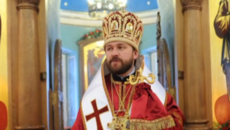 Mitropolitul rus Ilarion Alfeyev vine astazi in vizita la Iasi. In week-end a vizitat Manastirea Humorului, alaturi de Teofan Savu, Arhiepiscopul Iasilor Imagine