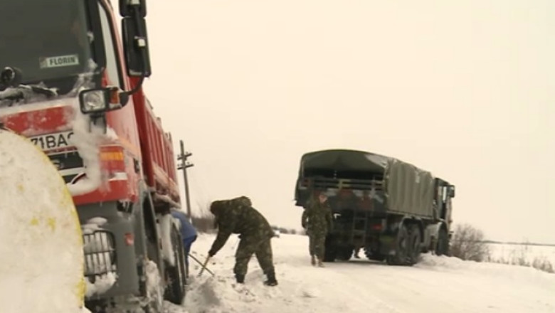 Mobilizare generala in Braila, pentru deblocarea localitatilor izolate Imagine