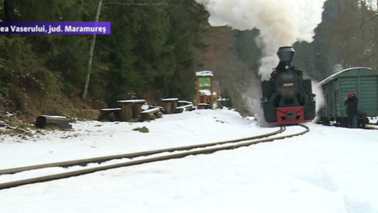 Mocanita a plimbat 350 de turisti in a doua zi de Craciun Imagine