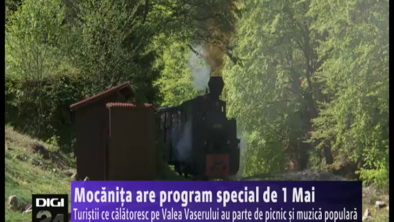 Mocanita din Maramures are program special de 1 Mai Imagine